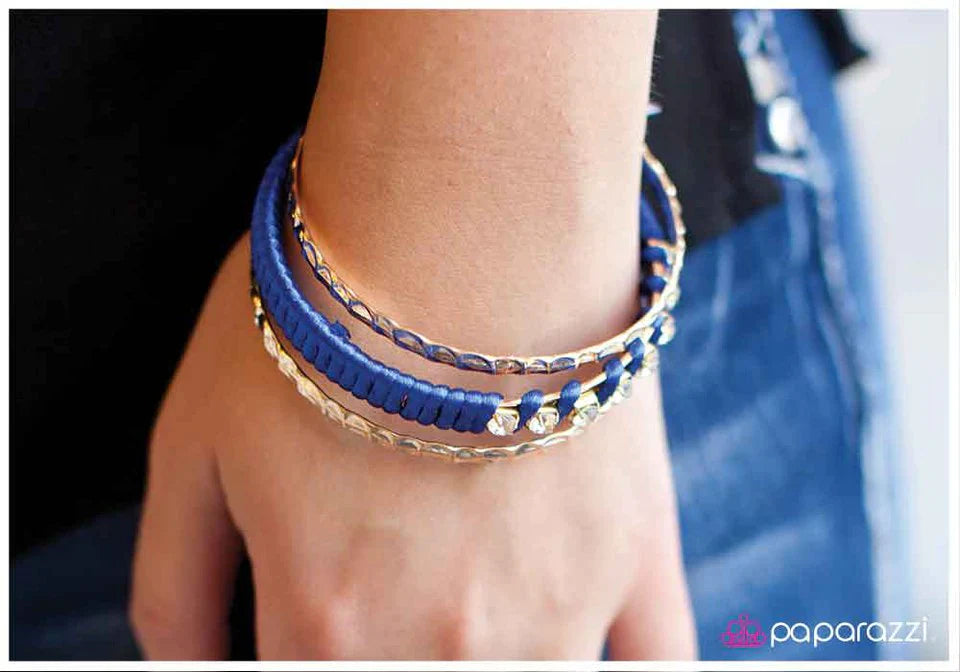 Paparazzi Bracelet ~ Shine Bright Like A Diamond - Blue