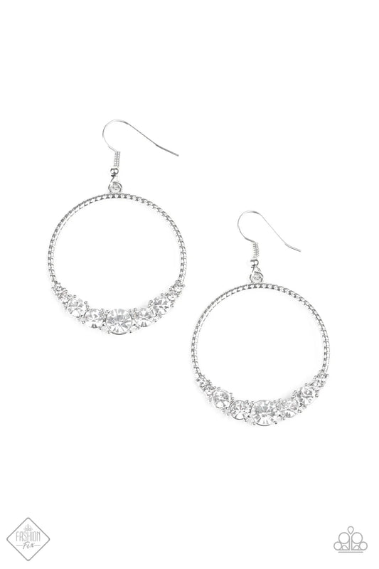 Paparazzi Earring ~ Self-Made Millionaire  - White