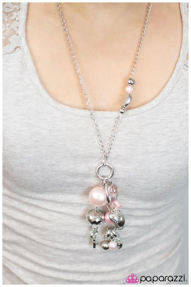 Paparazzi Necklace ~ Make A Wish! - Pink