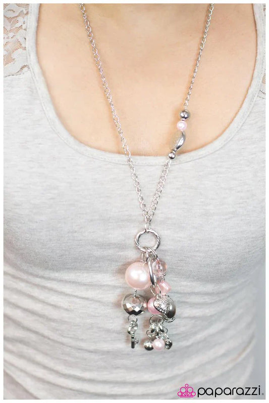 Paparazzi Necklace ~ Make A Wish! - Pink