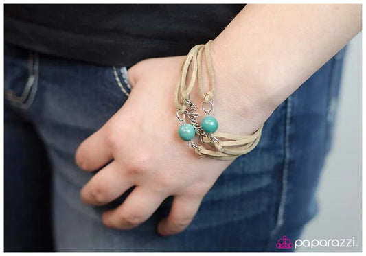 Paparazzi Bracelet ~ Write Me A Love Song - Blue