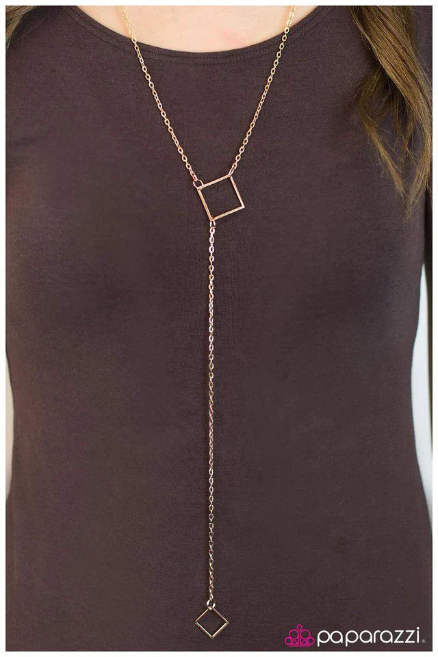 Paparazzi Necklace ~ The Bare Minimum - Gold