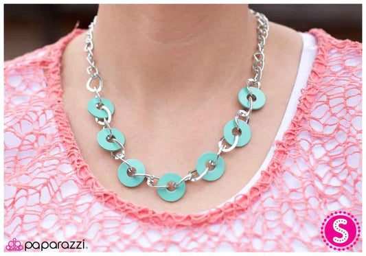 Paparazzi Necklace ~ An Open DISCussion - Green
