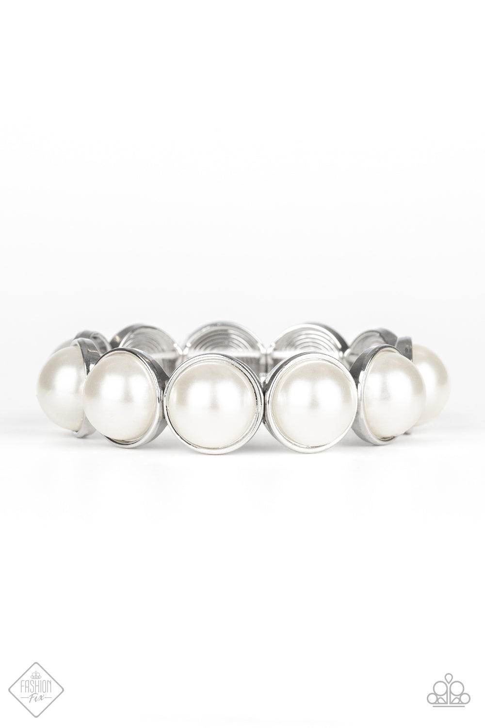 Paparazzi Bracelet ~ Society Socialite  - White