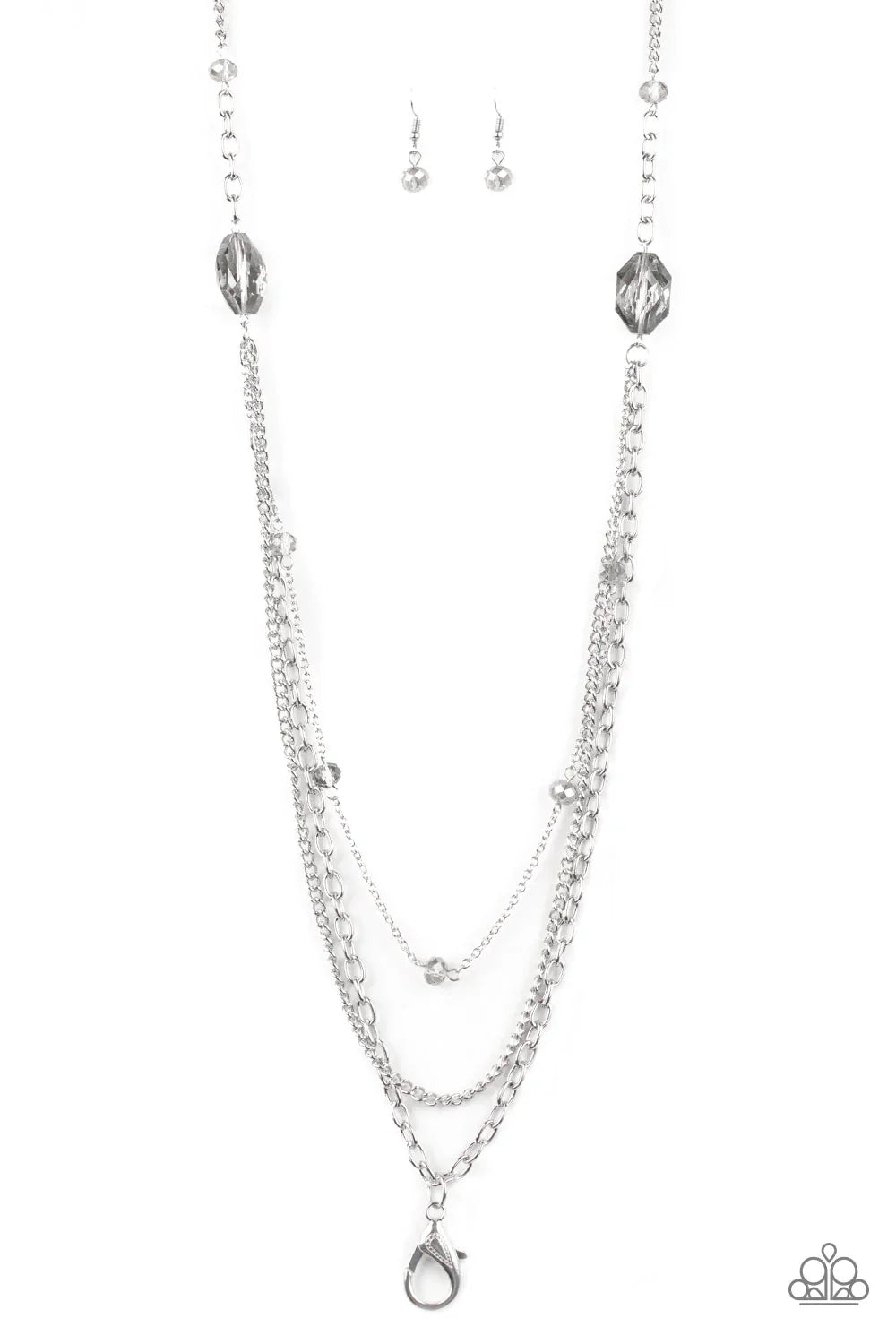 Paparazzi Necklace ~ Dare To Dazzle - Silver