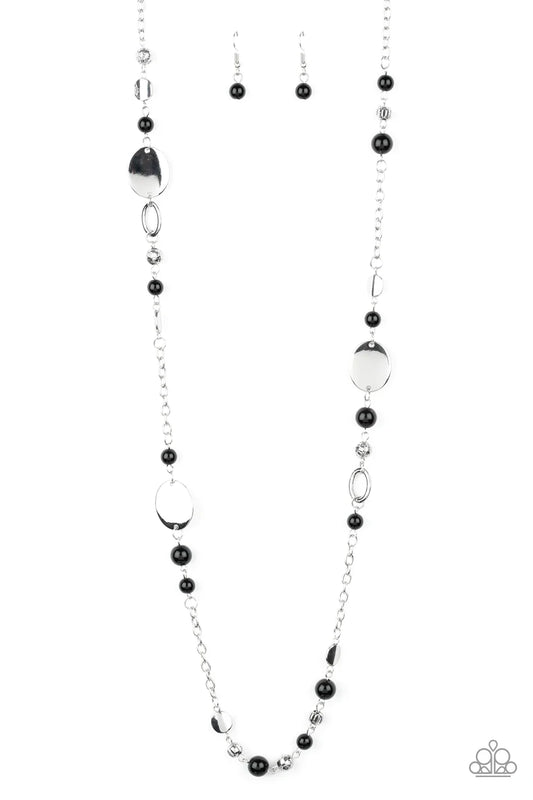 Paparazzi Necklace ~ Serenely Springtime - Black