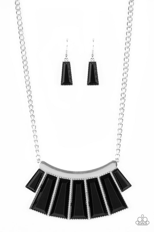 Paparazzi Necklace ~ Glamour Goddess - Black