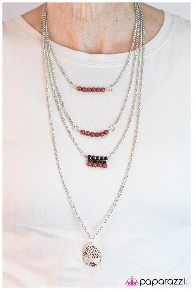 Paparazzi Necklace ~ The Great Outdoors - Brown