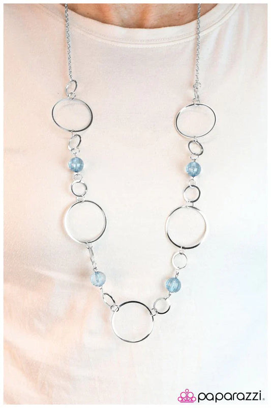 Paparazzi Necklace ~ Lets Start At the Very Beginning - Blue