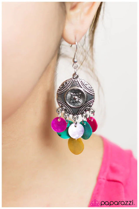 Paparazzi Earring ~ So Far, So Good - Multi