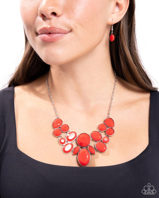 Demi-Diva - Red - Paparazzi Necklace Image
