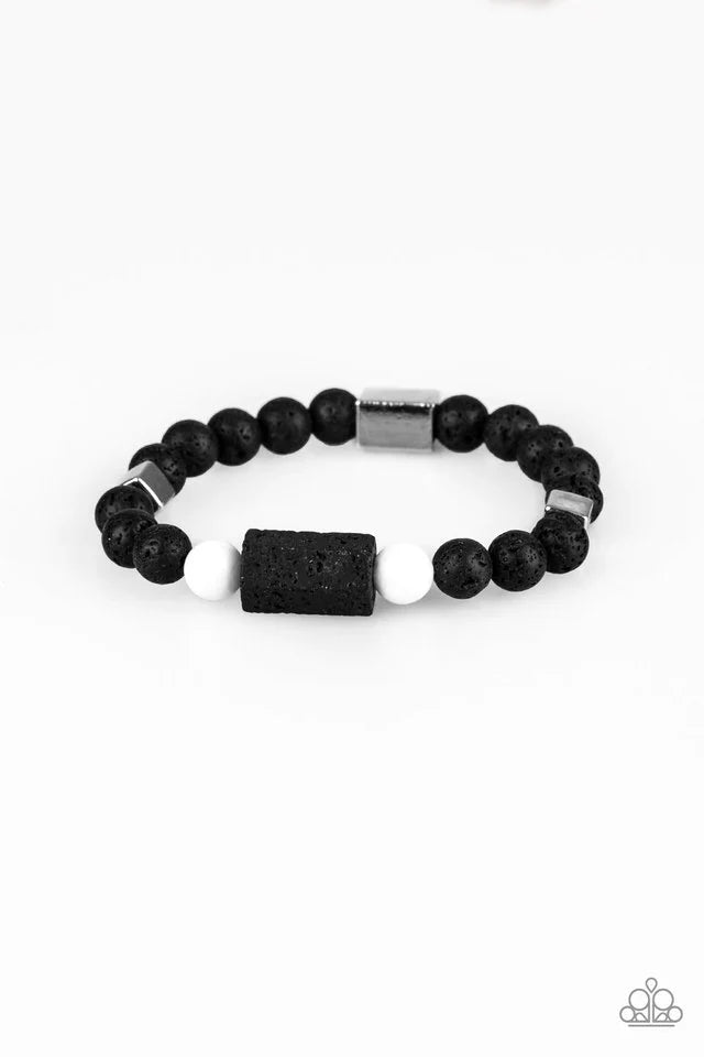 Paparazzi Bracelet ~ Run Out The BLOCK - White