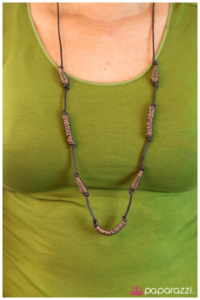 Paparazzi Necklace ~ Spring Into Action - Copper
