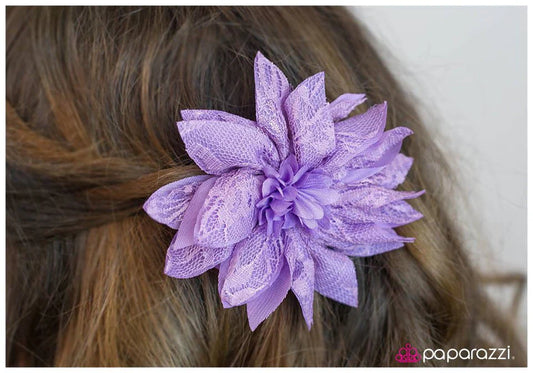 Paparazzi Hair Accessories ~ Standing BLOOM Only - Purple