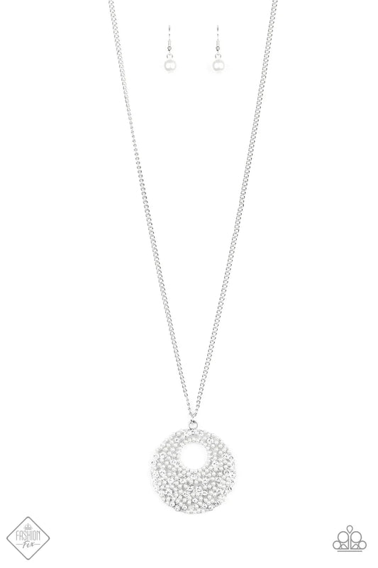 Paparazzi Necklace ~ Pearl Panache  - White