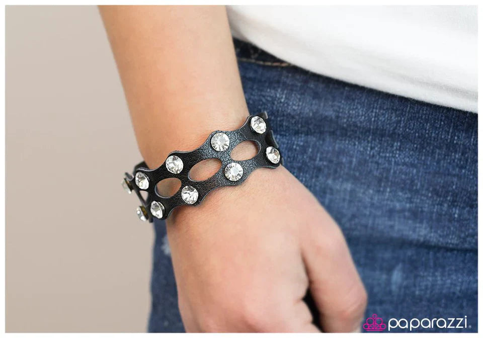 Paparazzi Bracelet ~ Wild Card - Black