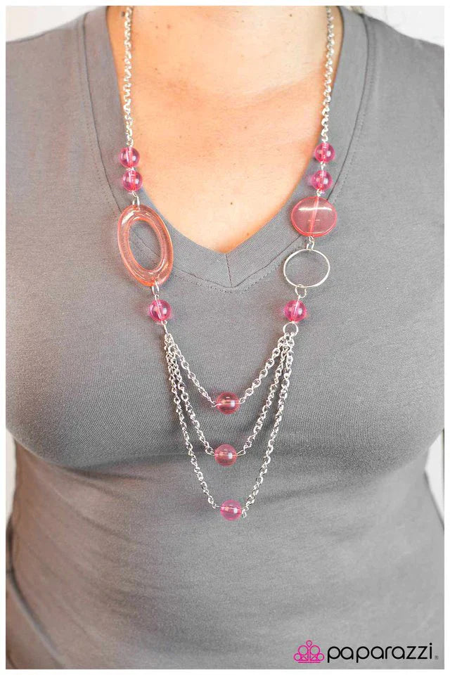 Paparazzi Necklace ~ What A Treat! - Orange