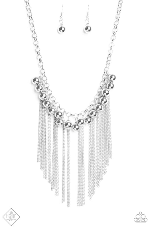 Paparazzi Necklace ~ Powerhouse Prowl  - Silver