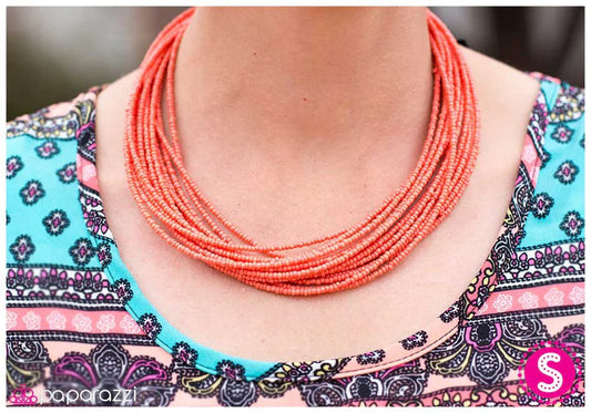 Paparazzi Necklace ~ Wide Open Spaces - Orange