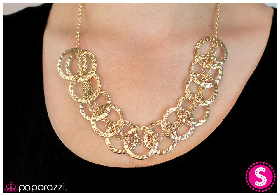 Paparazzi Necklace ~ All Together Now - Gold