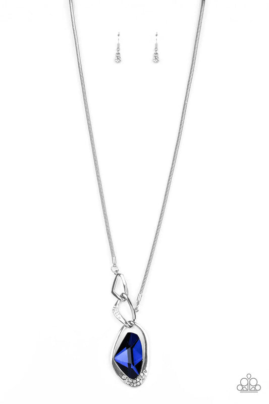 Paparazzi Necklace ~ Optical Opulence - Blue