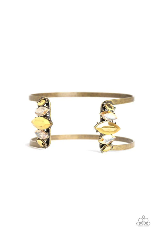 Paparazzi Bracelet ~ Glam Power - Brass
