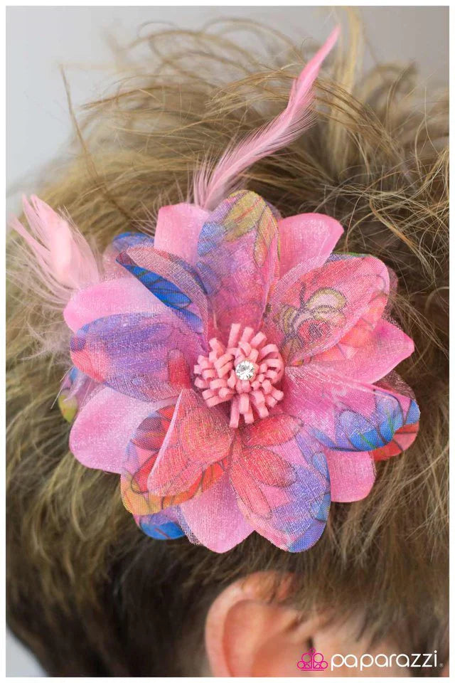 Paparazzi Hair Accessories ~ Flair for the Dramatic - Pink
