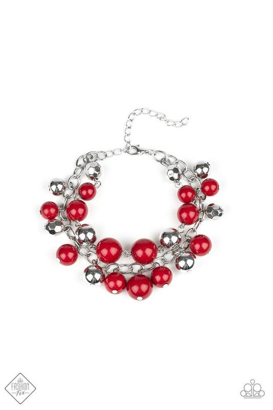 Paparazzi Bracelet ~ Party Posh - Red