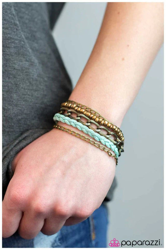 Paparazzi Bracelet ~ Run Riot - Blue