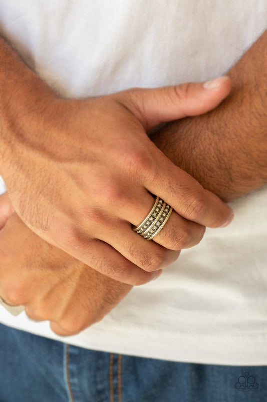 Rev Up - Brass - Paparazzi Ring Image