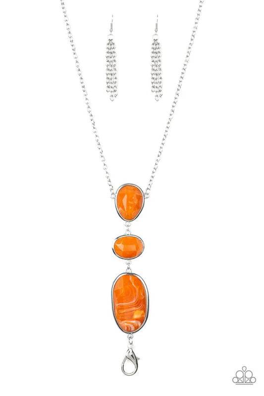 Paparazzi Necklace ~ Making An Impact - Orange
