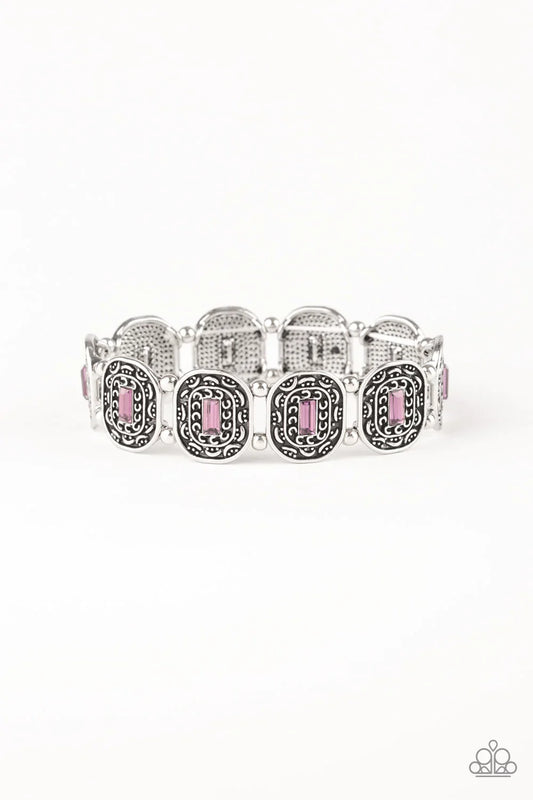 Paparazzi Bracelet ~ Hidden Fortune - Purple