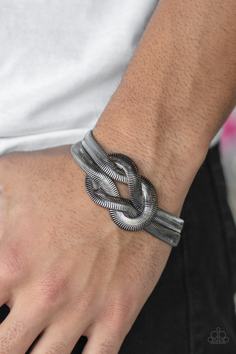 Paparazzi Bracelet ~ To The Max - Black - Paparazzi Bracelet Image