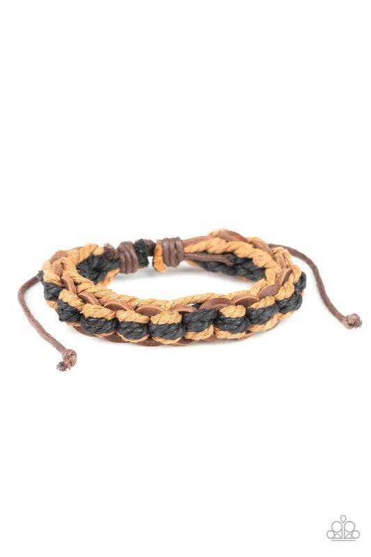 Paparazzi Bracelet ~ WEAVE It To Me - Brown
