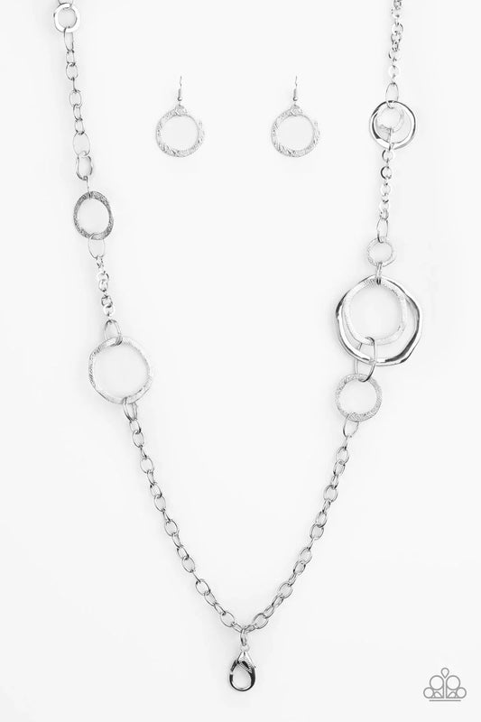 Paparazzi Necklace ~ Amped Up Metallics - Silver