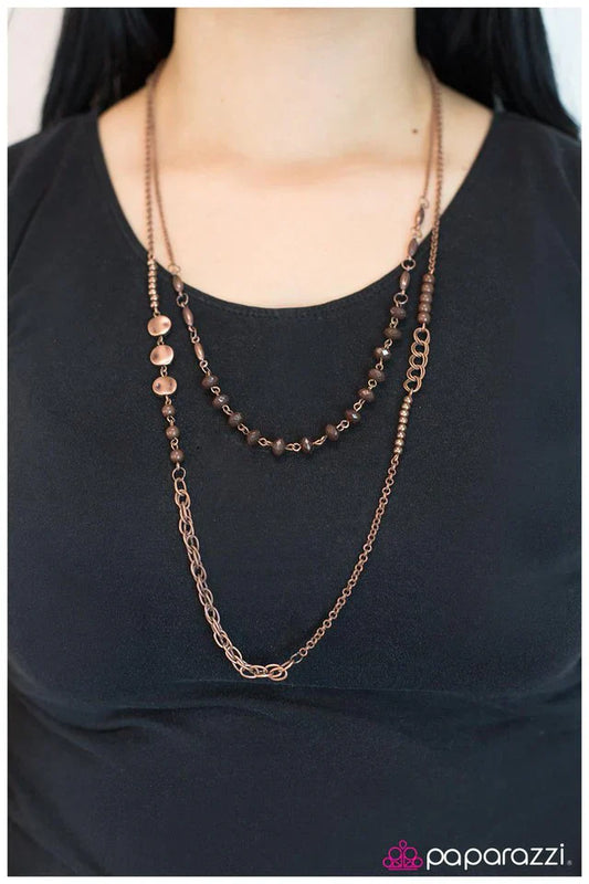 Paparazzi Necklace ~ Copper Collaboration - Copper