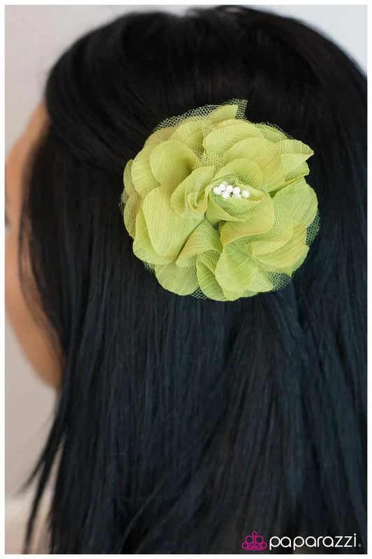Paparazzi Hair Accessories ~ Tiger Lily - Green