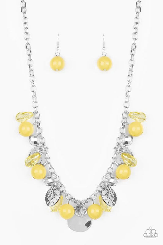 Paparazzi Necklace ~ Prismatic Sheen - Yellow