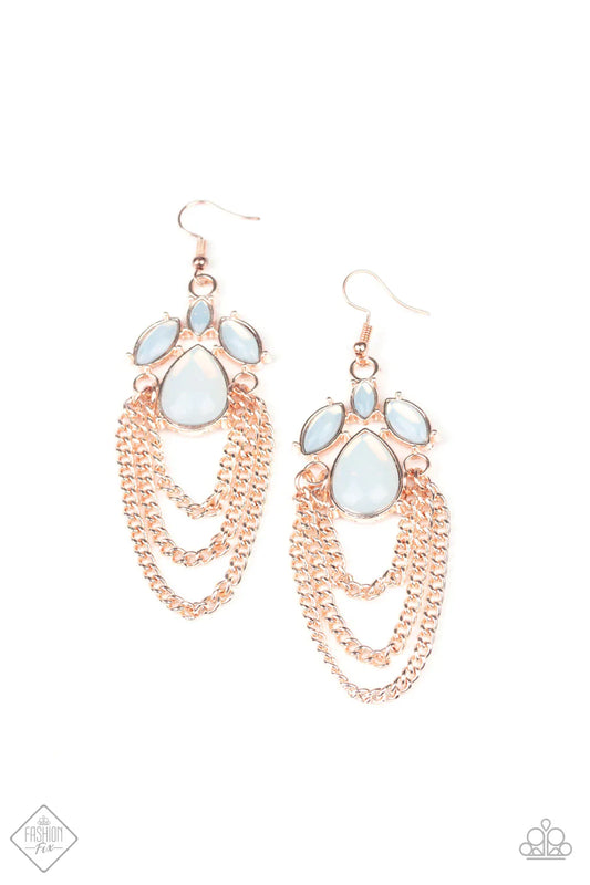 Paparazzi Earring ~ Opalescence Essence  - Gold