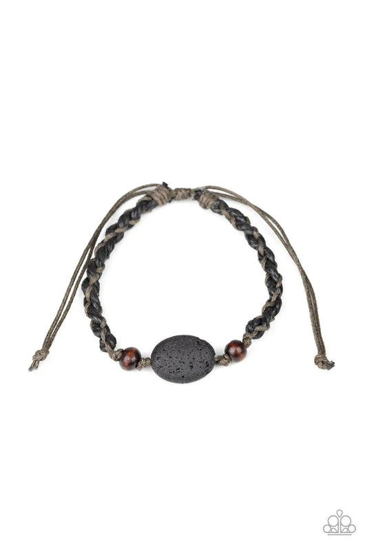 Paparazzi Bracelet ~ On The Home Front - Black
