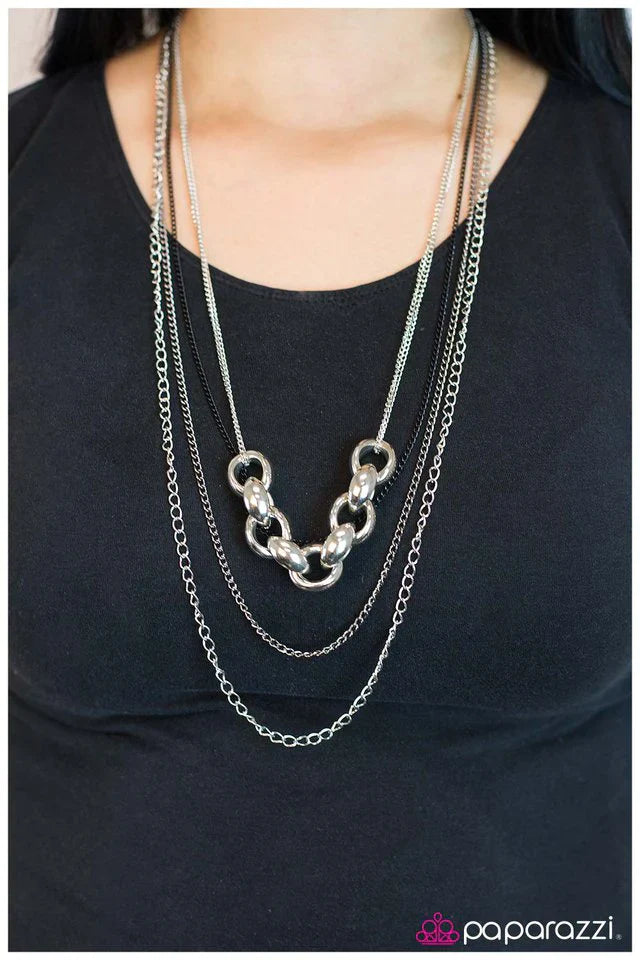 Paparazzi Necklace ~ VIP - Silver