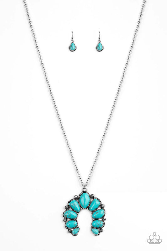 Paparazzi Necklace ~ Stone Monument - Blue