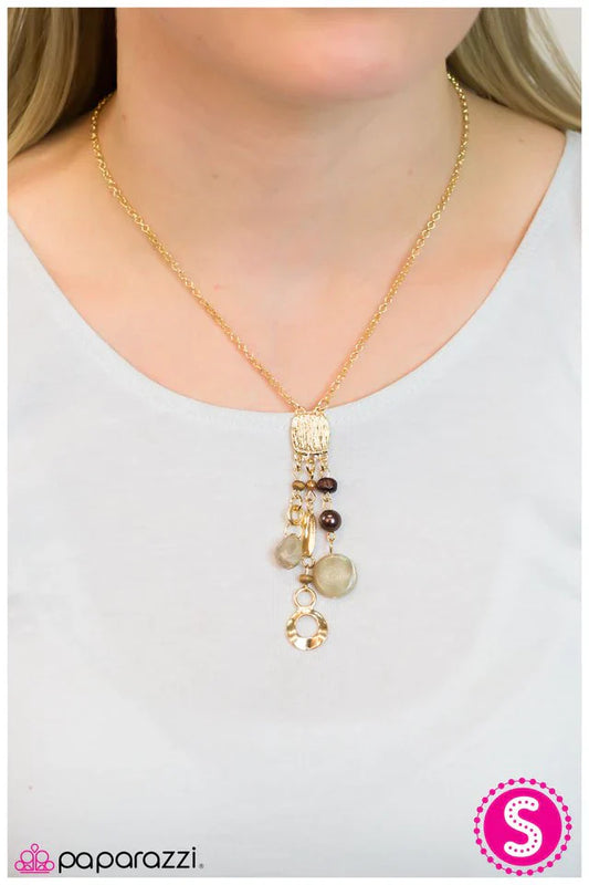 Paparazzi Necklace ~ Elixir - Gold