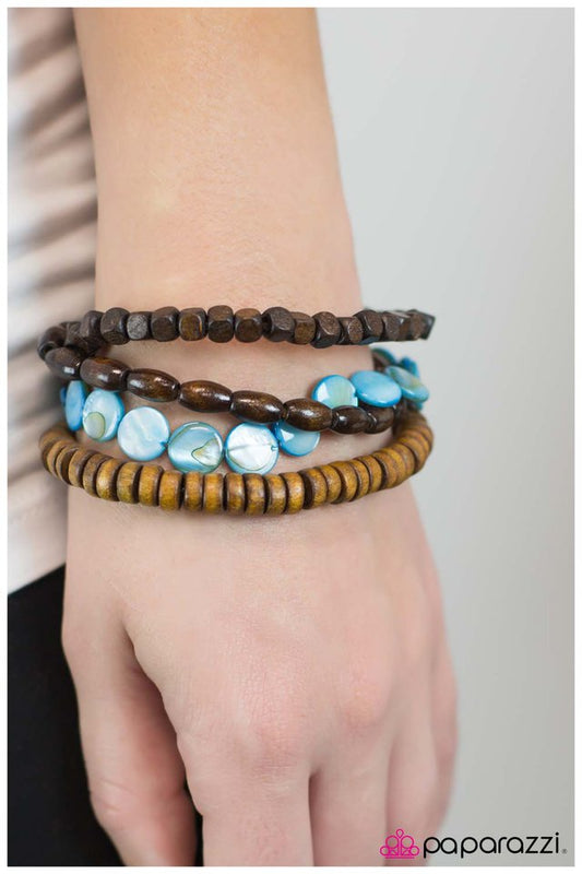 Paparazzi Bracelet ~ Sequoia-Blue