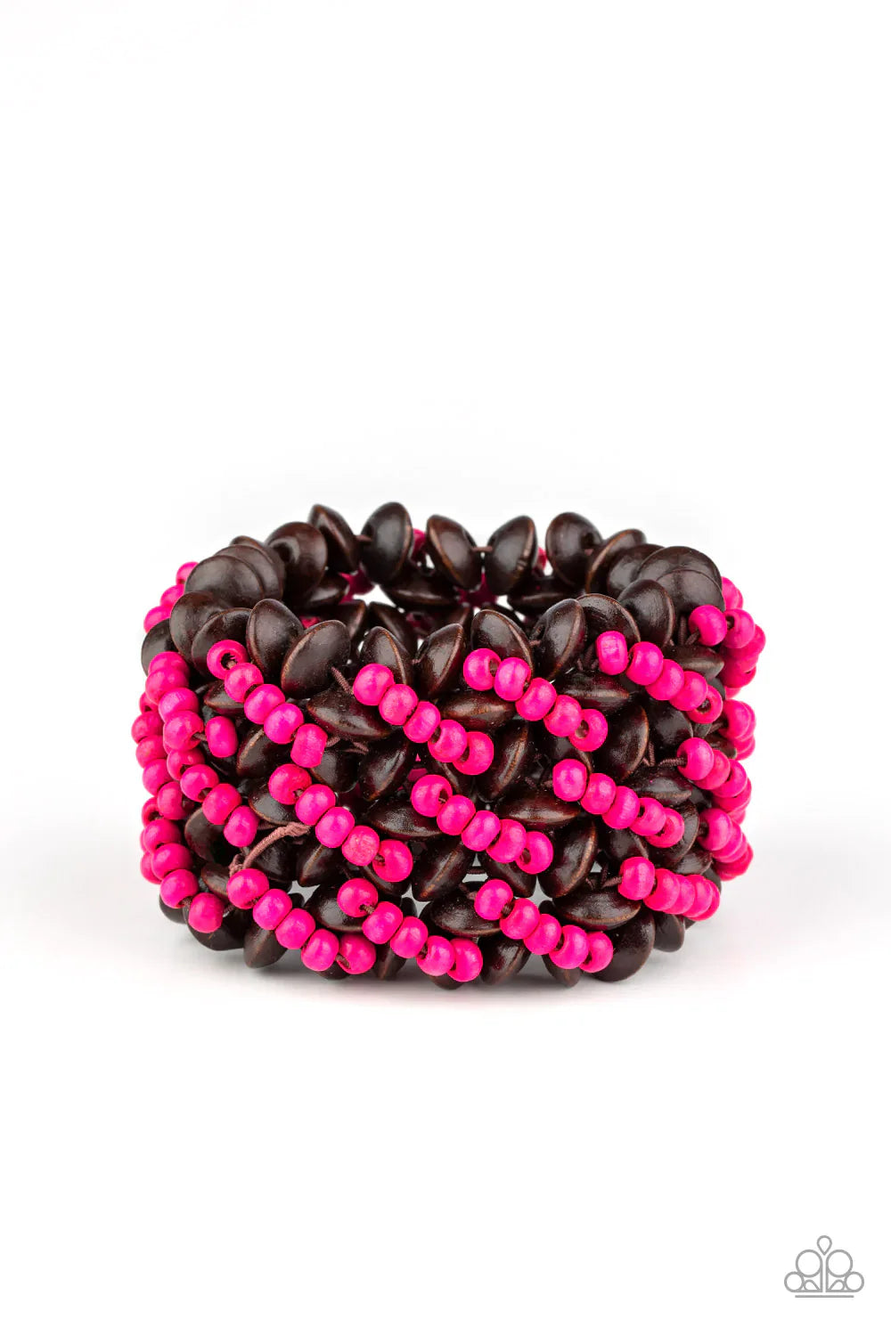Paparazzi Bracelet ~ Cozy in Cozumel - Pink