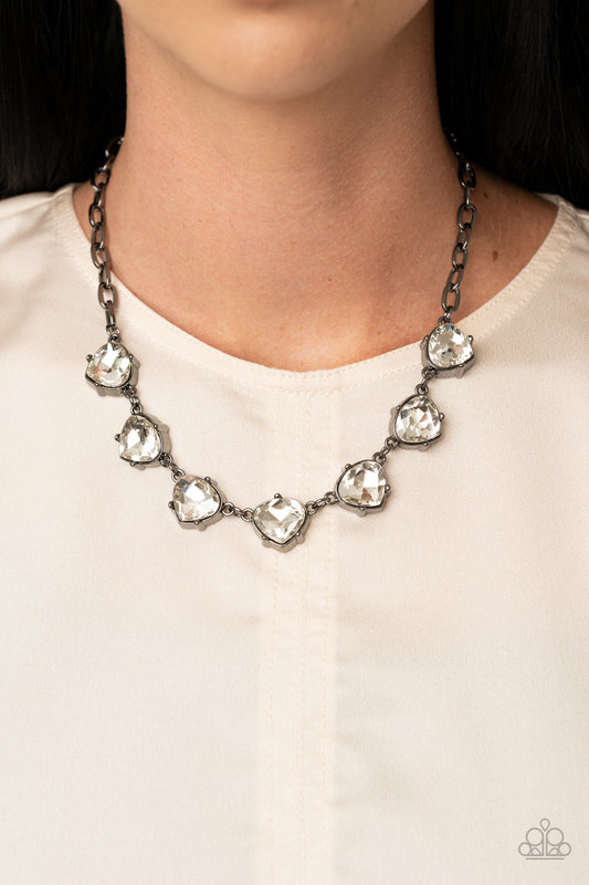 Paparazzi Necklace LOP Dec 2020 ~ Star Quality Sparkle - Black