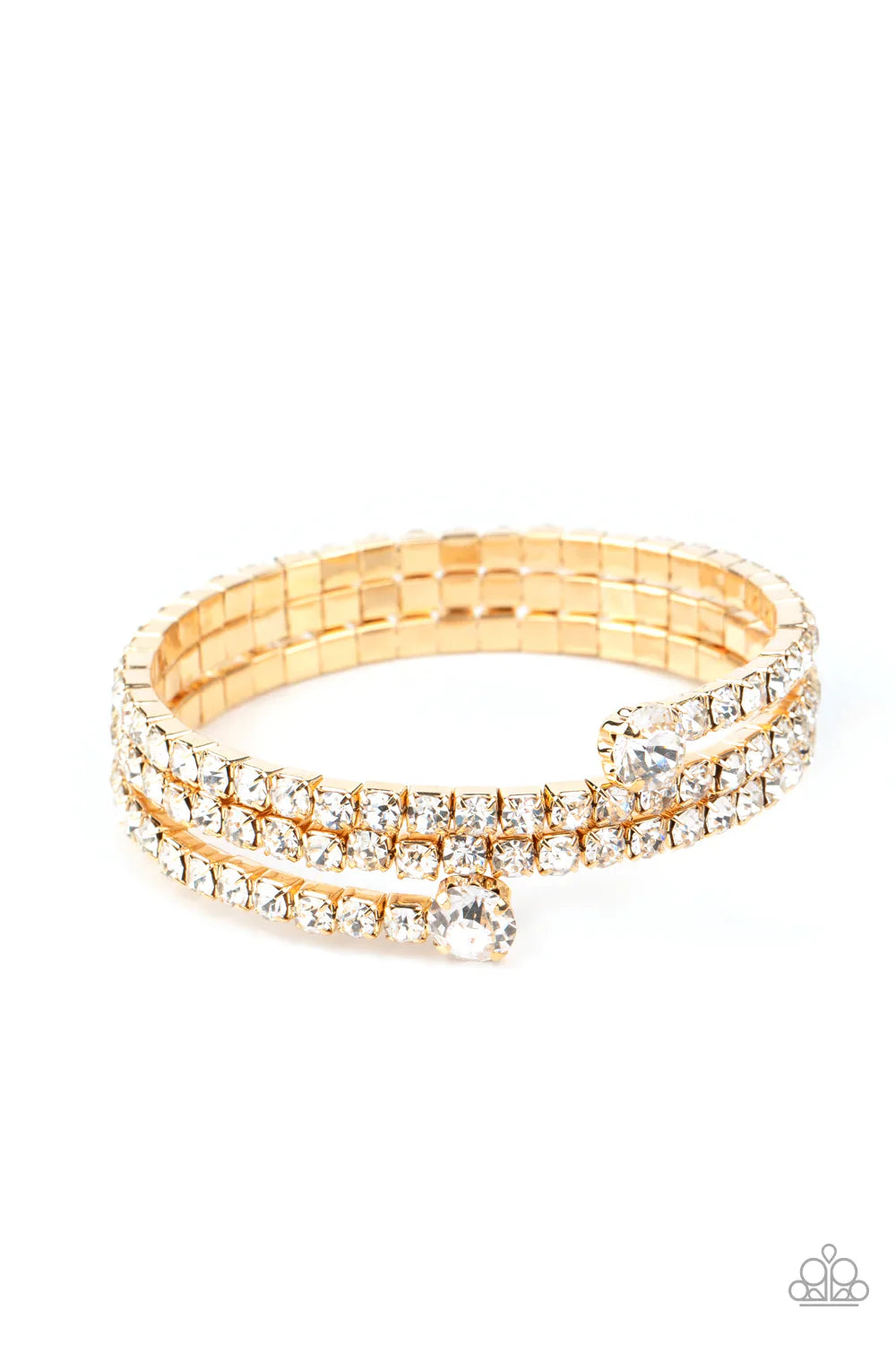 Paparazzi Bracelet ~ After Party Princess - Gold
