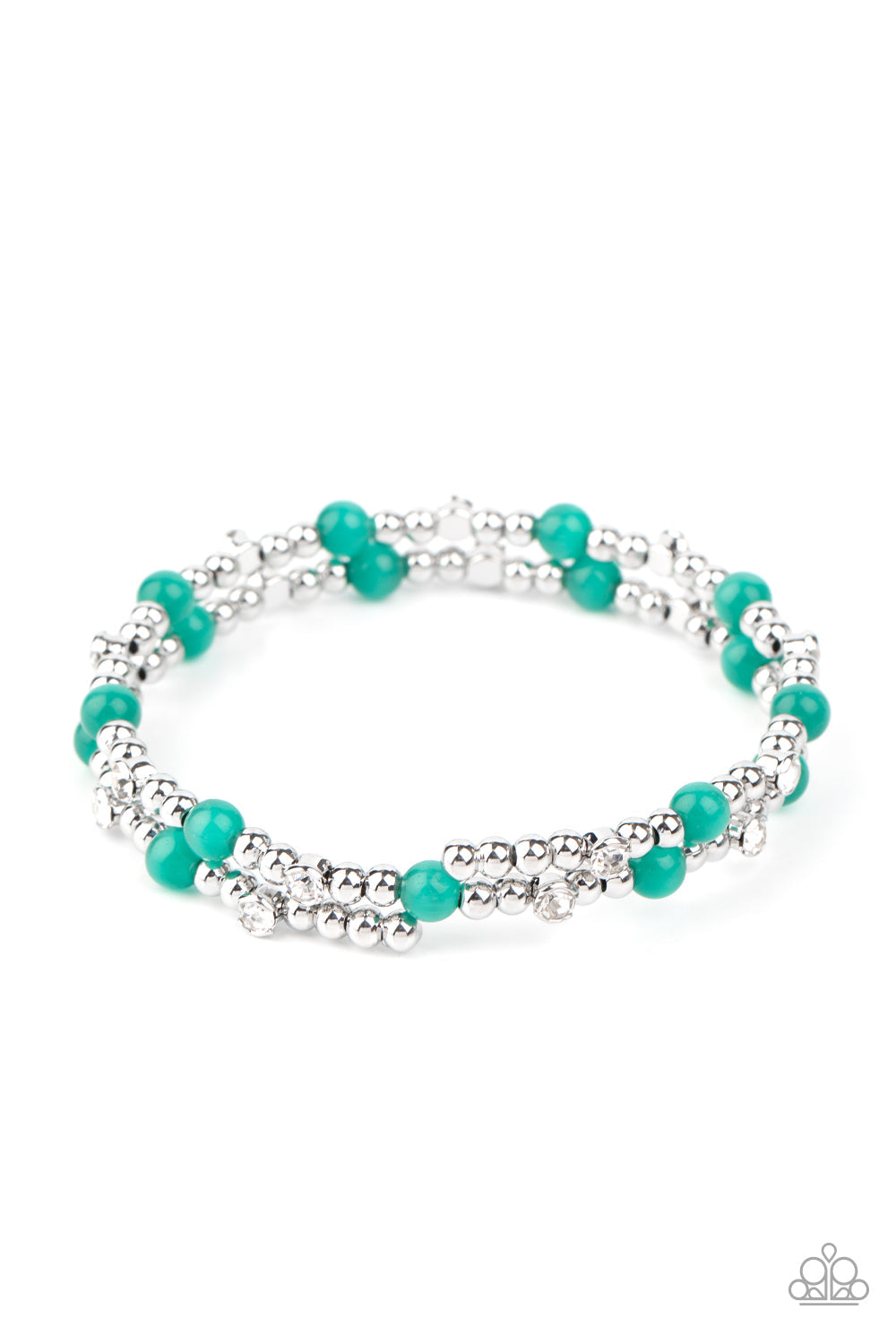 Paparazzi Bracelet ~ Ethereally Entangled - Green