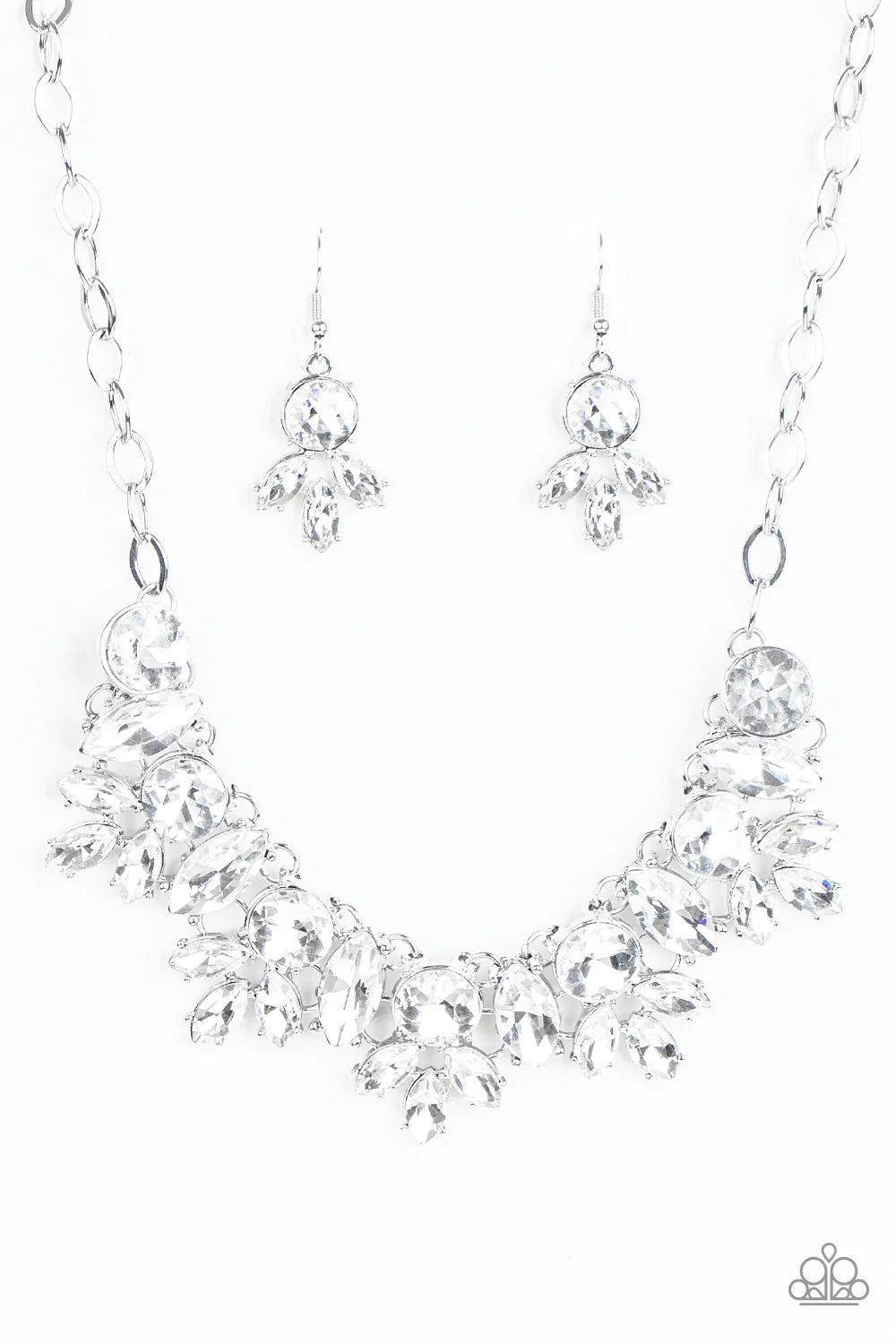 Paparazzi Necklace ~ Combustible Charisma - White