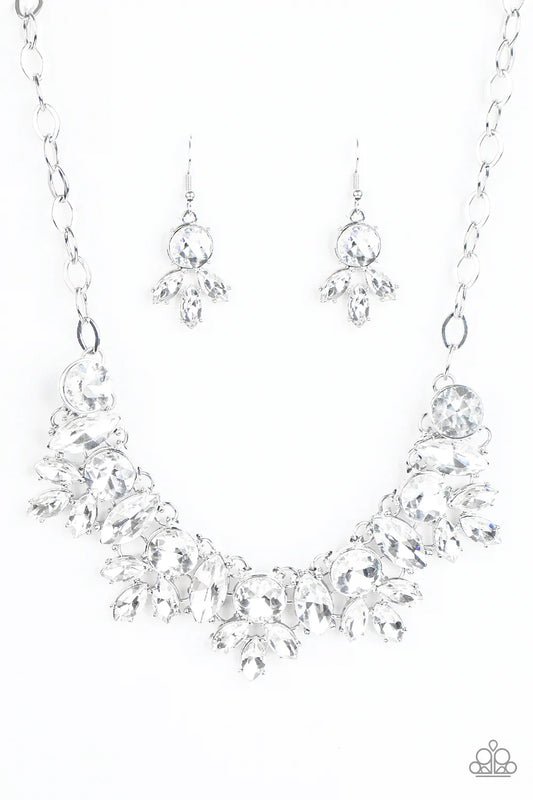 Paparazzi Necklace ~ Combustible Charisma - White